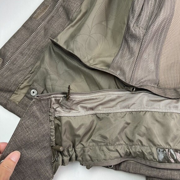 Holden Ski Snowboard Jacket Full Zip pockets Lined Shell Size M brown - Picture 15 of 16